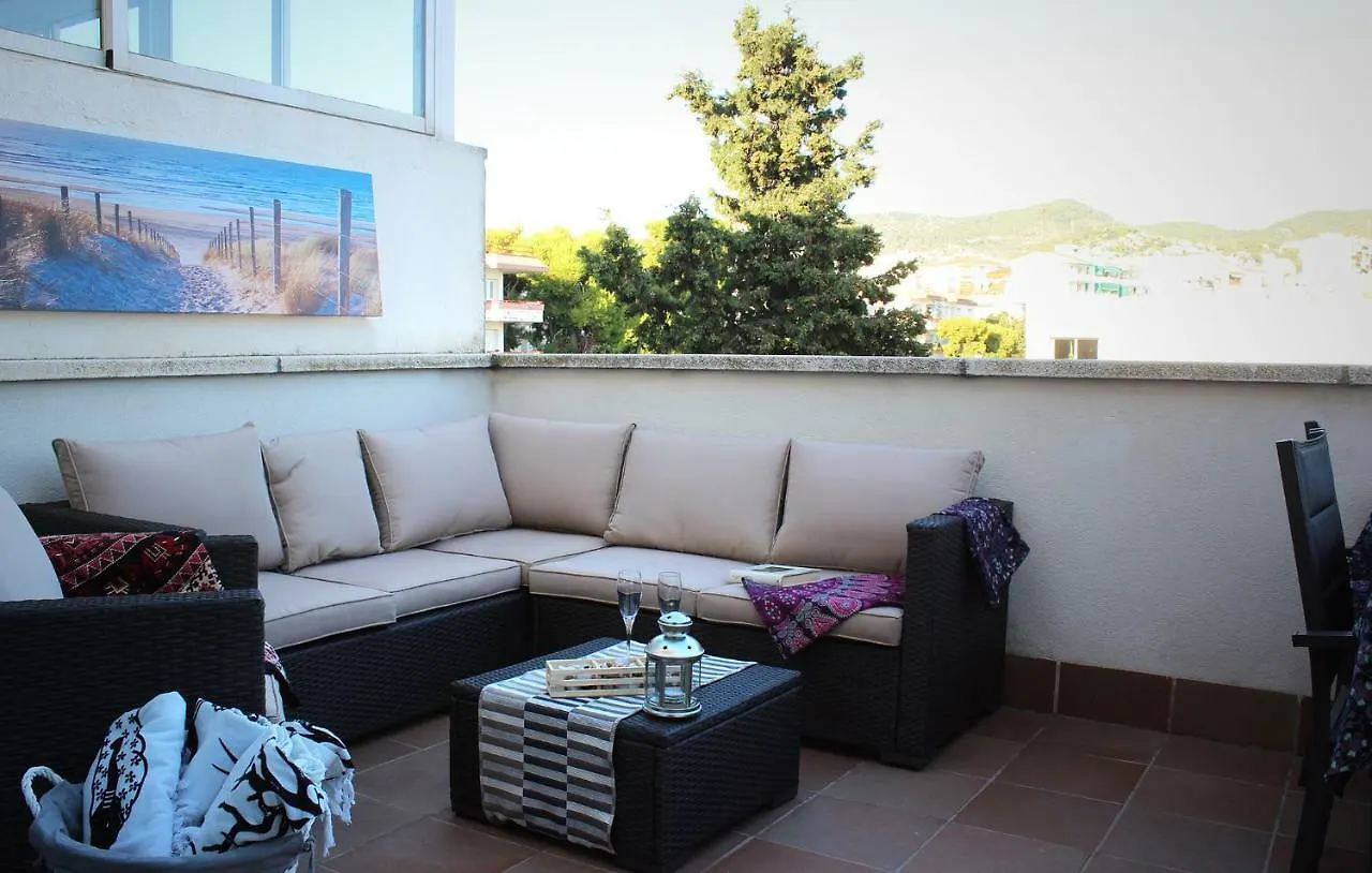 Apartment Ferienwohnung Sitges Atico 2 Min A Playa San Sebastian